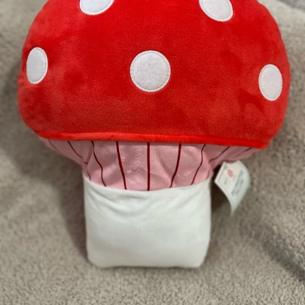 Cute Plush pillow Set - Strawberry, Mushroom, and alien space ship. - Picture 3 of 4